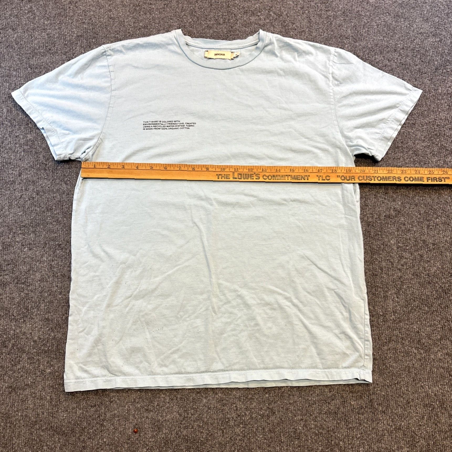 Pangaia Pangaia T Shirt Mens S Blue Short Sleeve Organic Cotton Crewneck Casual Recycle Size US S / EU 44-46 / 1 - 4 Thumbnail