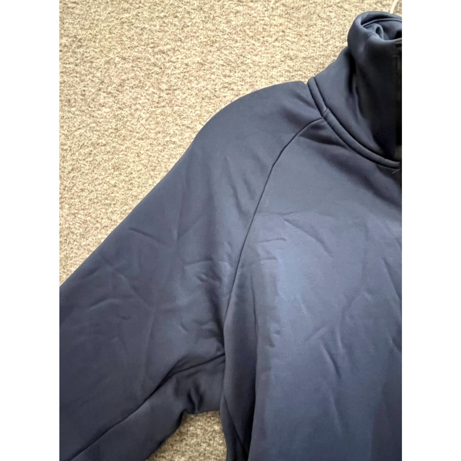 Nike Nike Therma-Fit Tour Performance Women's Small Navy 1/4 Zip Pullover Shirt Active Gym & Training Womens Nike Dri-Fit Modern 90s Style Blue Size S / US 4 / IT 40 - 7 Thumbnail