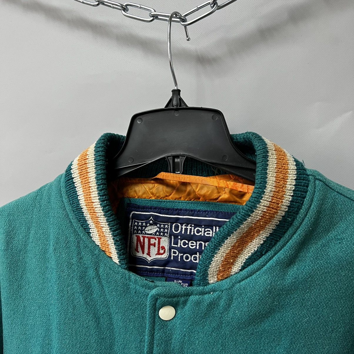 NFL × Vintage Vintage Miami Dolphins NFL Turquoise Blue Heavyweight Jacket Size US S / EU 44-46 / 1 - 3 Thumbnail
