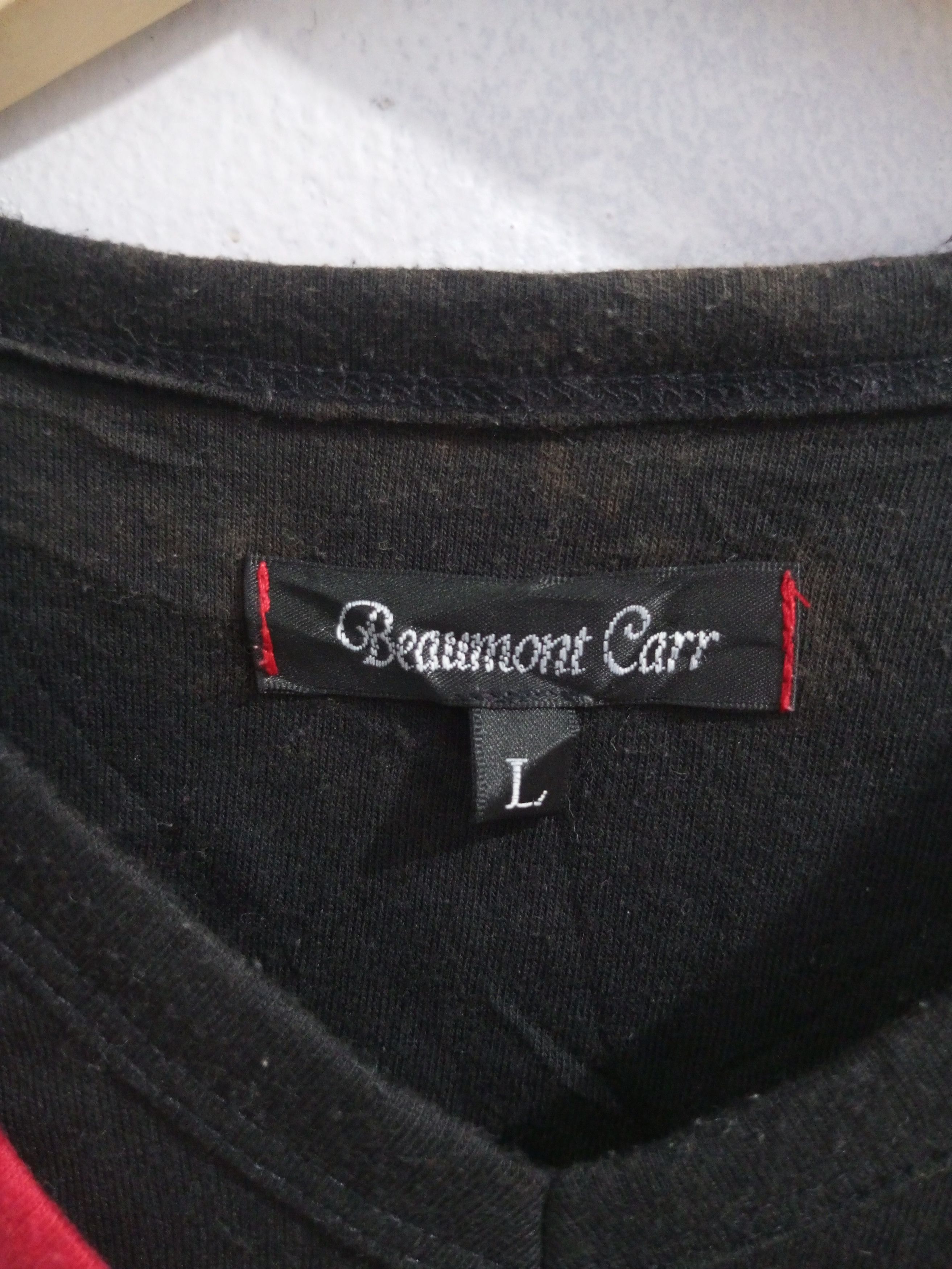 20471120 Beaumont carr poem skull Long sun fadded sleeve t shirt Size US L / EU 52-54 / 3 - 13 Thumbnail