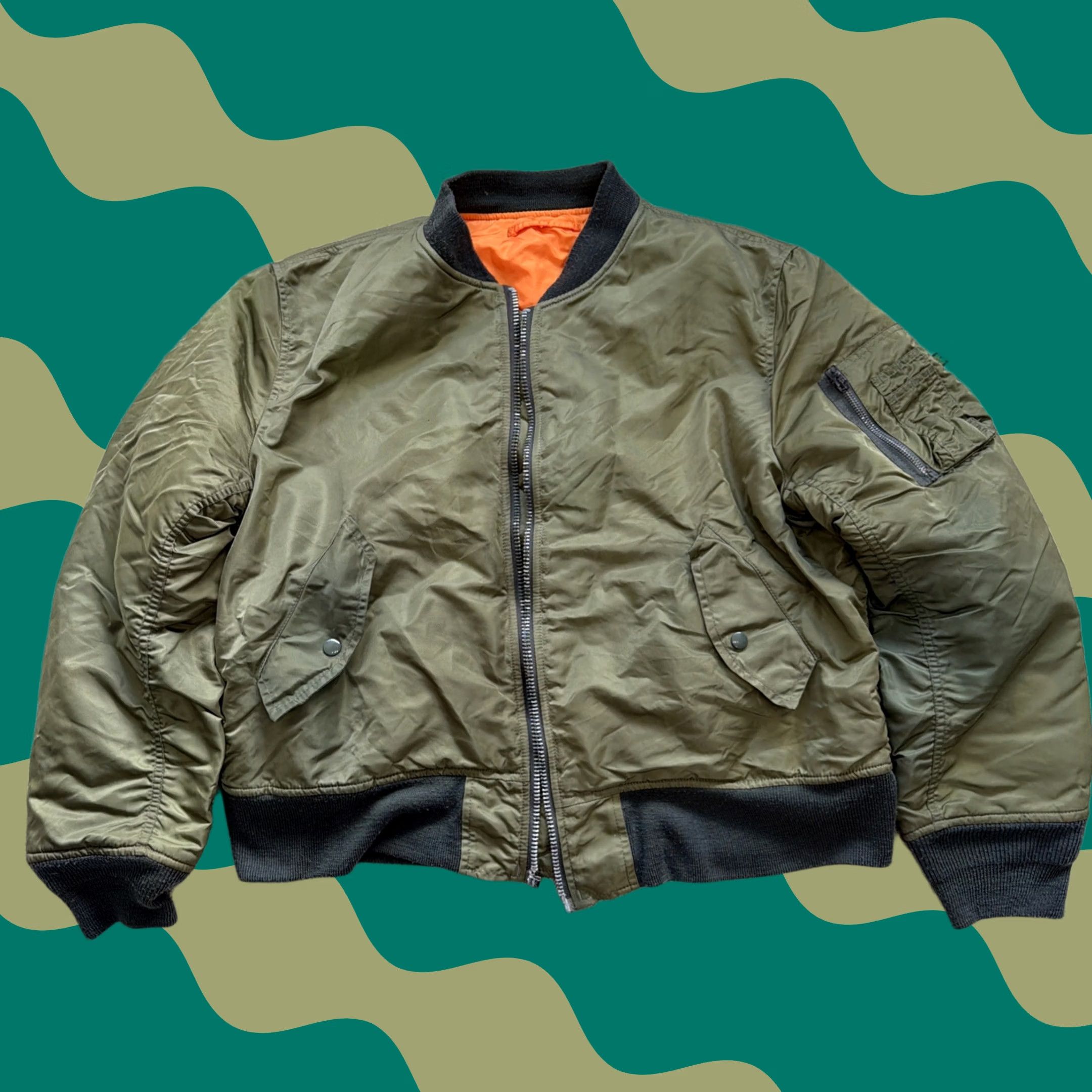 Alpha Industries VINTAGE Alpha Industries MA-1 NASA Flight Jacket