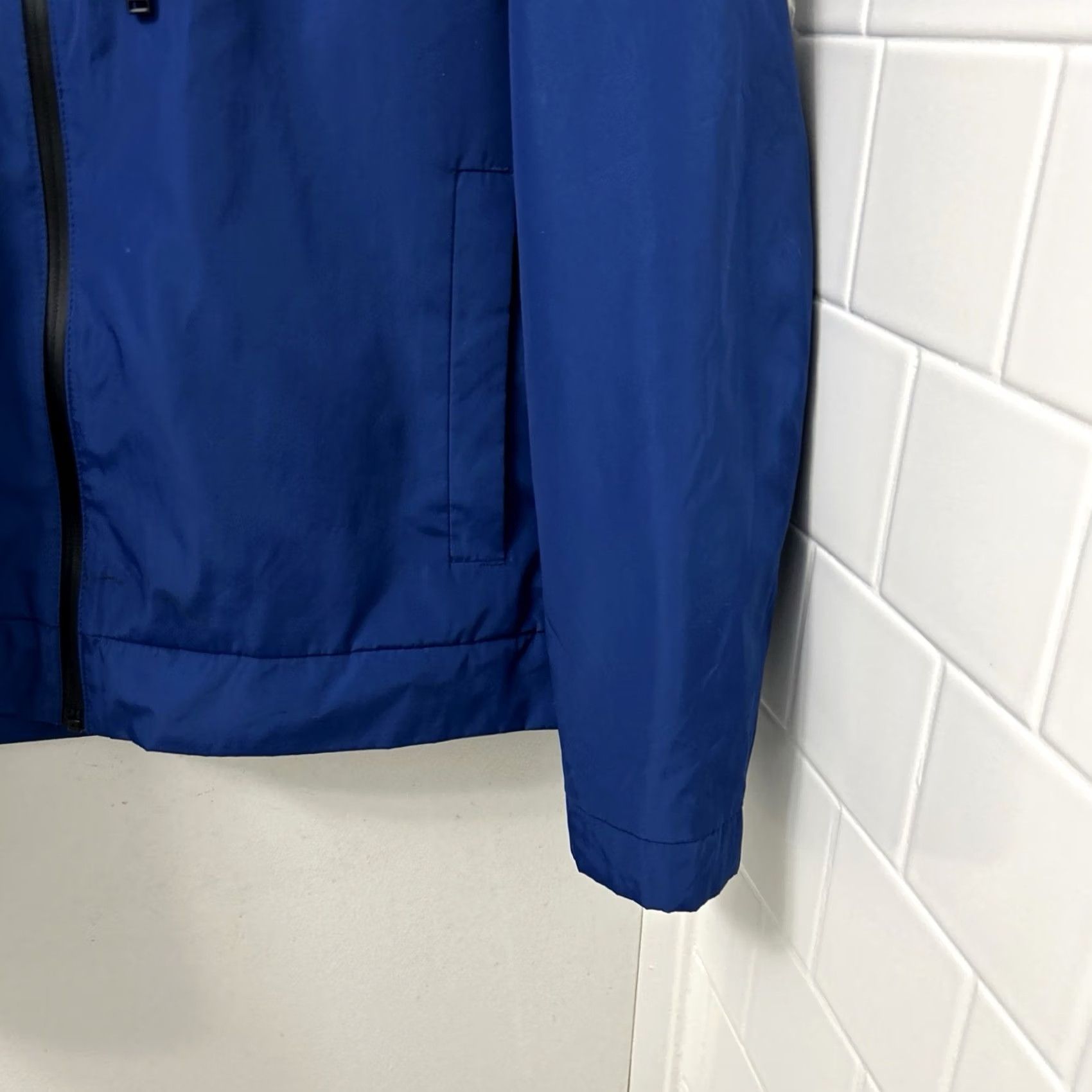Michael Kors Michael Kors Jacket Mens L Blue Full Zip Packable Windbreaker Logo L/S Size US L / EU 52-54 / 3 - 7 Thumbnail