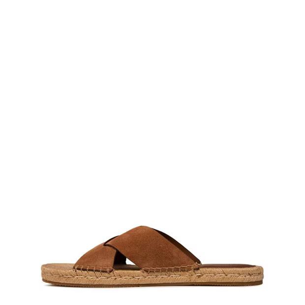 Z Zegna o1g2r1mq0824 Slides in Brown Size US 12 / EU 45 - 2 Thumbnail
