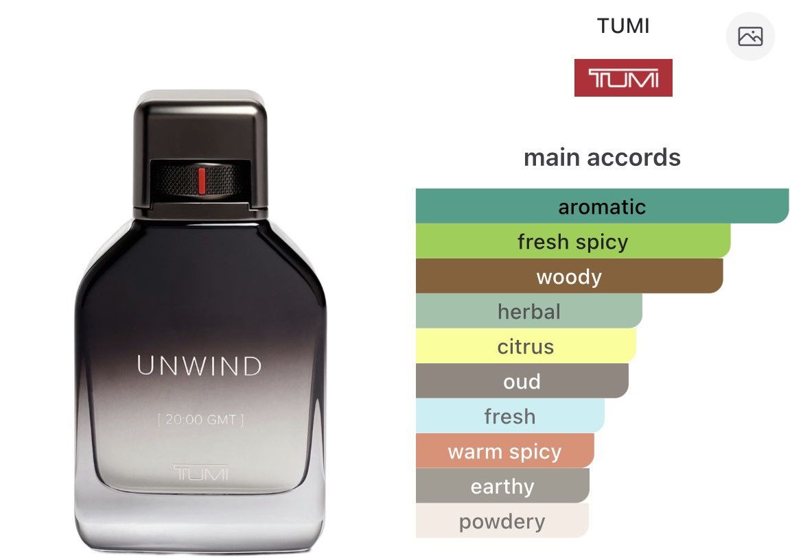 Tumi Tumi Unwind 5ml Cologne Samples Supreme Quality Size ONE SIZE - 3 Thumbnail