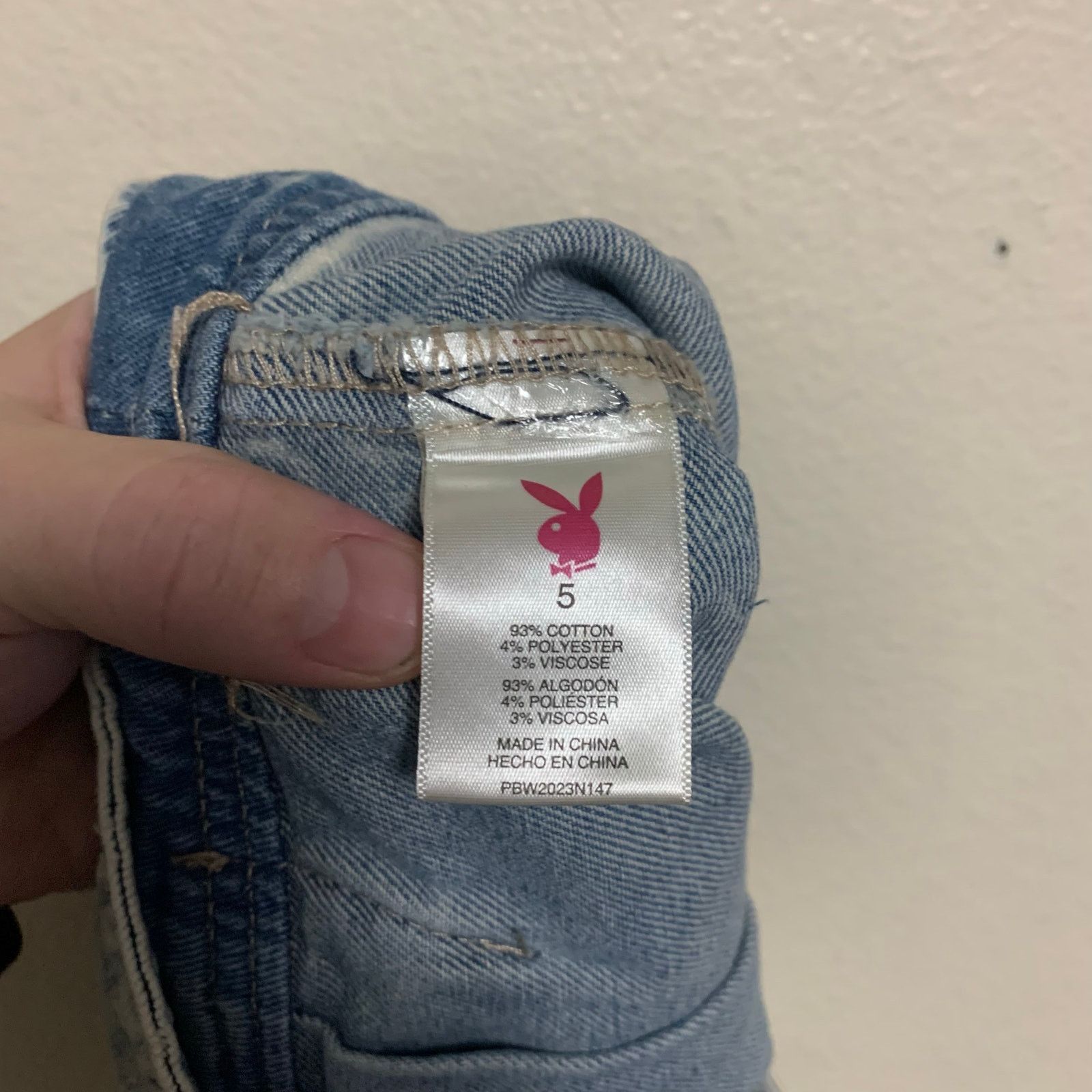 Playboy Playboy Embordered Demin Bow Tie Demim Skirt Womens Size 5 Size 27" / US 4 / IT 40 - 6 Thumbnail