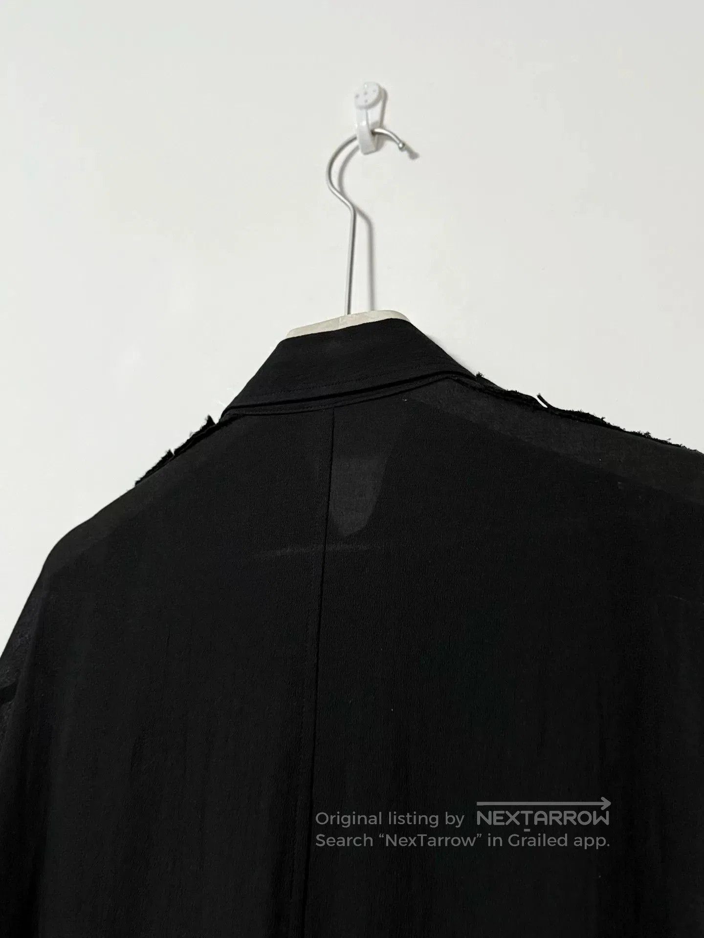 Yohji Yamamoto Yohji Yamamoto Layered Pleated Long Shirt. Size S / US 4 / IT 40 - 4 Thumbnail