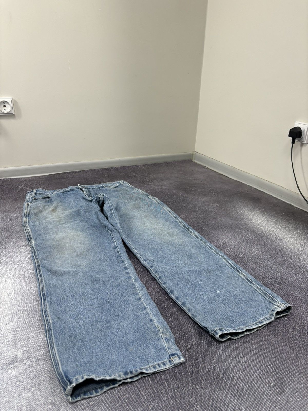 Dickies Vintage Dickies USA Blue Denim Work Hype Baggy Jeans Size US 38 / EU 54 - 8 Thumbnail