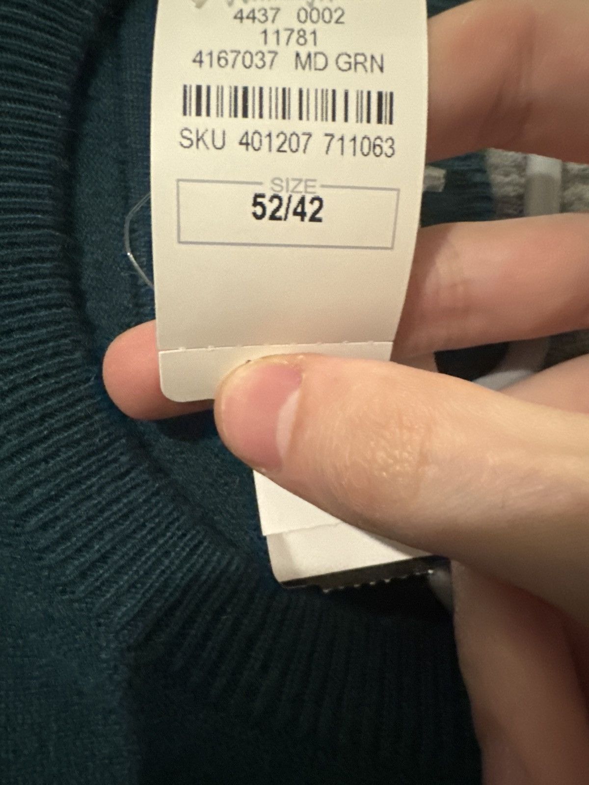 Ermenegildo Zegna Zegna Dark Green Oasi Cashmere Crewneck Sweater Size US L / EU 52-54 / 3 - 4 Thumbnail
