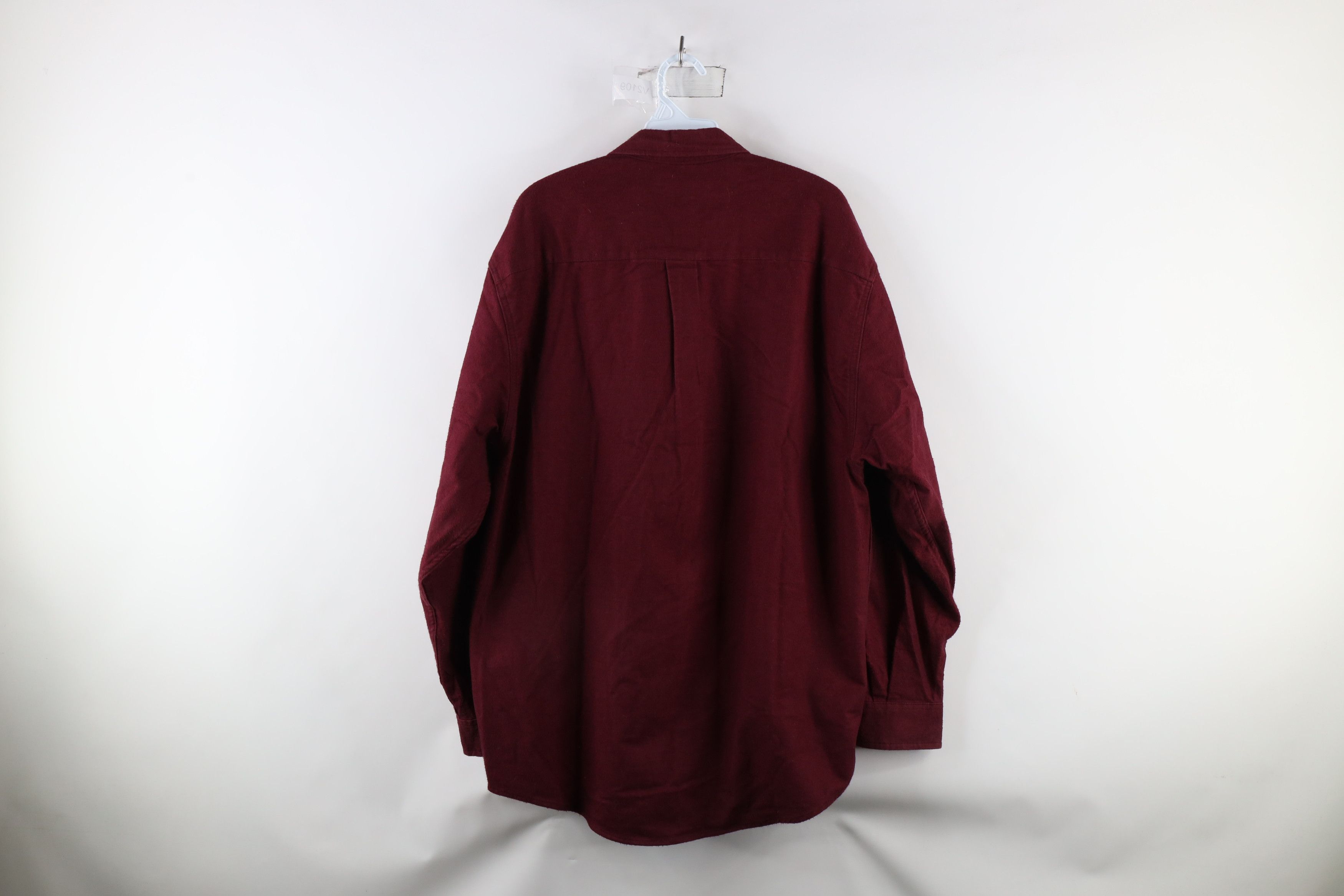 Eddie Bauer × Vintage Vintage 90s Eddie Bauer Chamois Cloth Collared Button Shirt Size US M / EU 48-50 / 2 - 9 Thumbnail