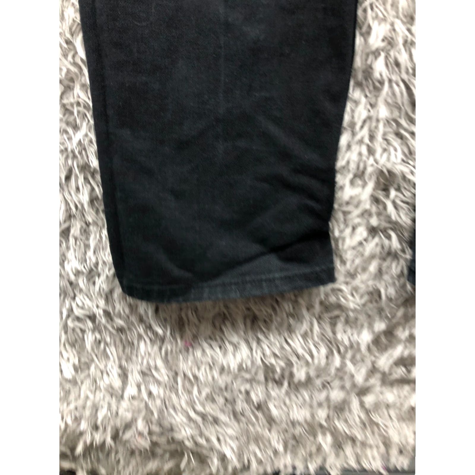 Denime Recycled Blues Jeans Size 34x32 Mens Mid Rise Slim Straight Dark Black Denim Jeans Size US 34 / EU 50 - 7 Thumbnail