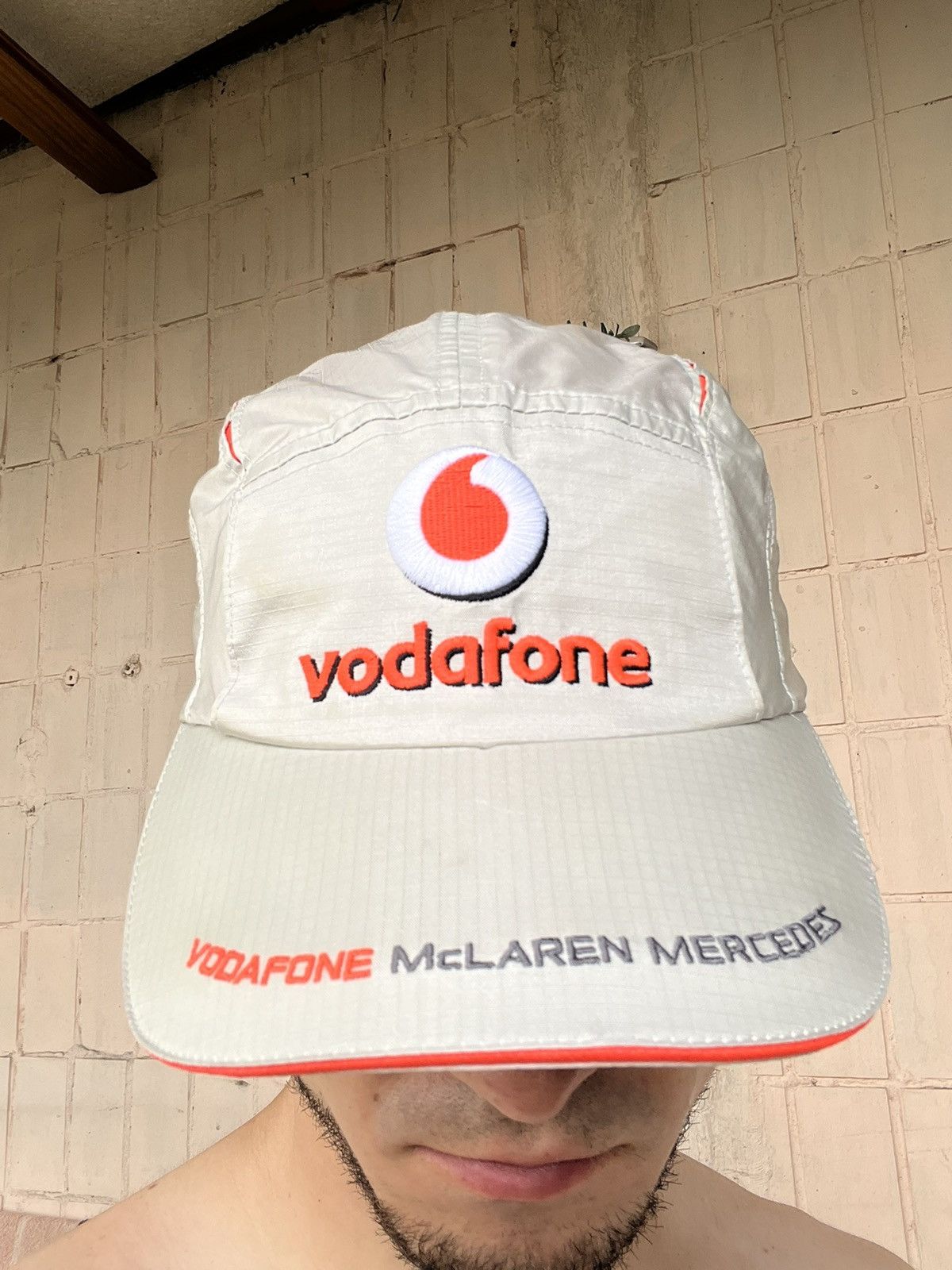 Vintage Vintage Vodafone McLaren Mercedes Racing Cap Hat Size ONE SIZE - 22 Thumbnail