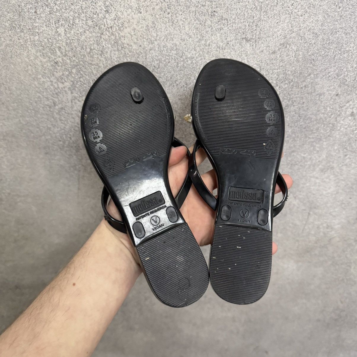 Melissa × Vivienne Westwood Vivienne westwood Melissa flip-flops Black size 37 Size US 6 / EU 39 - 6 Thumbnail