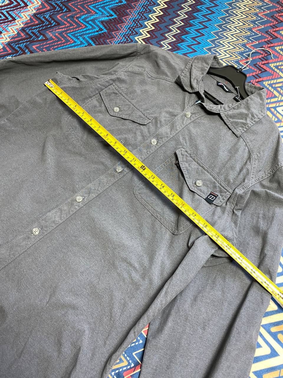 Berghaus × Vintage Berghaus Vintage Linen Shirt Short Sleeve Size US L / EU 52-54 / 3 - 9 Thumbnail