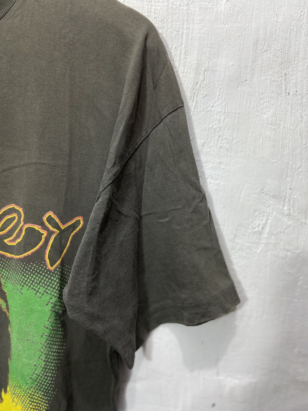Band Tees Vintage Thrashed Sun Faded Bob Marley Tshirt 90s Size US L / EU 52-54 / 3 - 5 Thumbnail