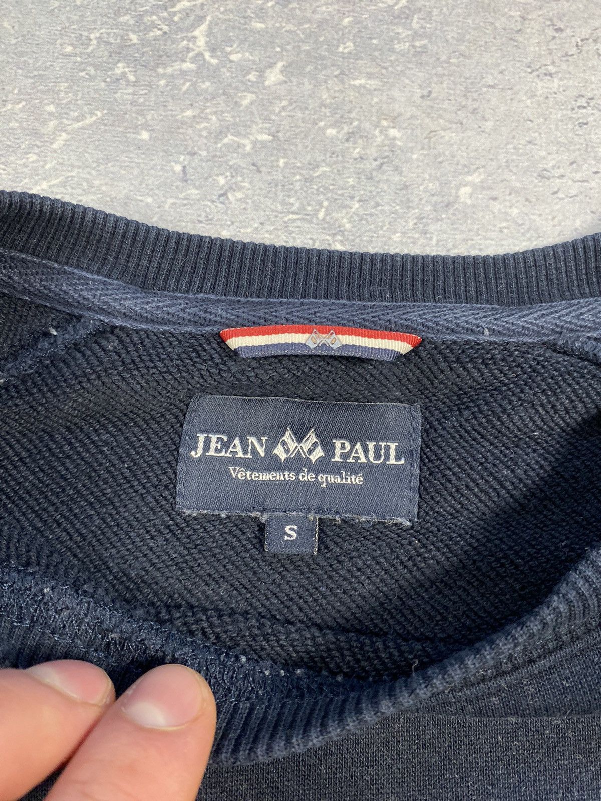 Jean Paul Gaultier Jean Paul Blue Men’s Sweatshirt With Big Centre Logo Size S Size US S / EU 44-46 / 1 - 10 Thumbnail