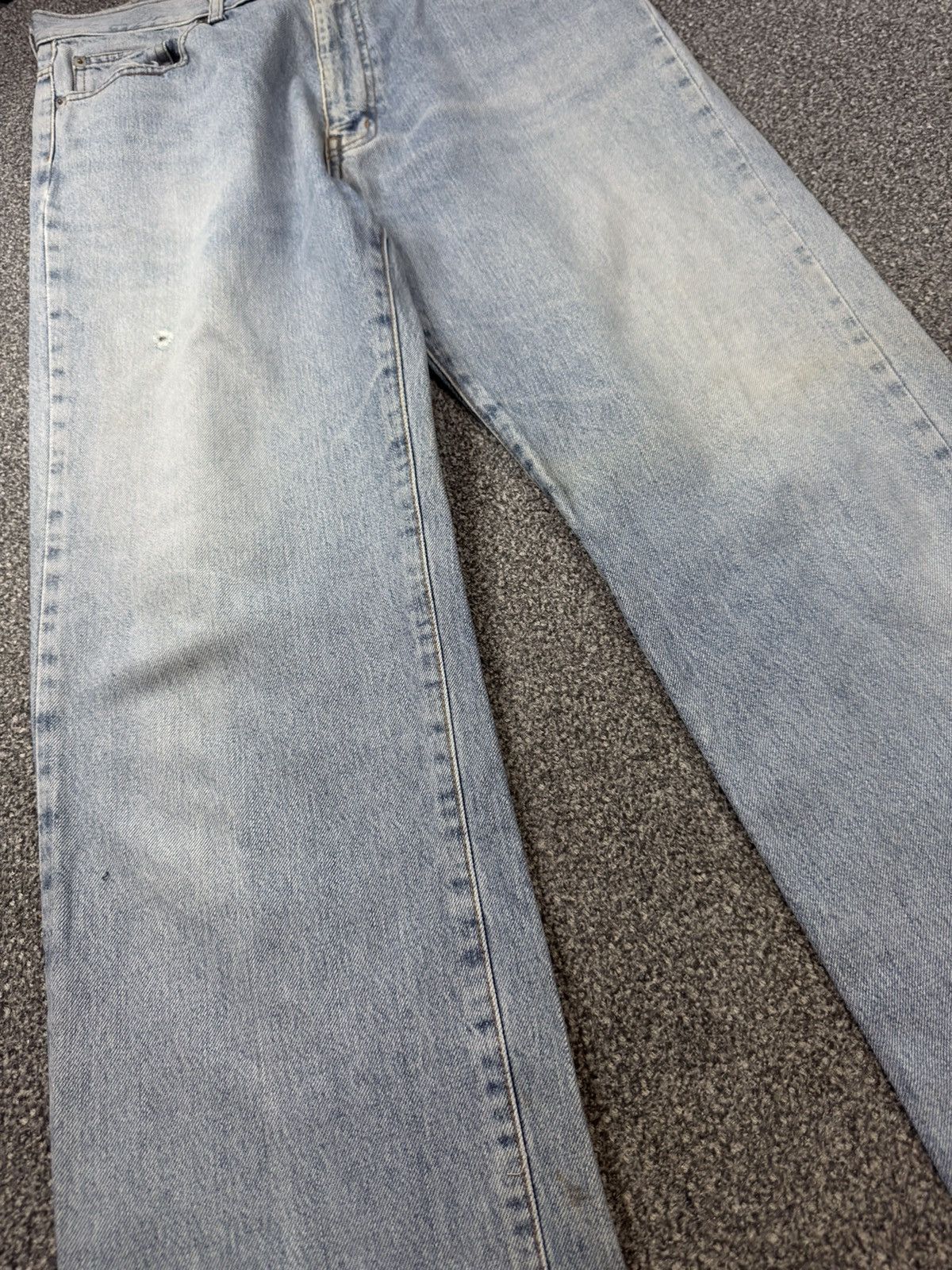 Fashion Victim Vintage Light Washed Natural Aging Faded Japanese Denim Size US 34 / EU 50 - 5 Thumbnail