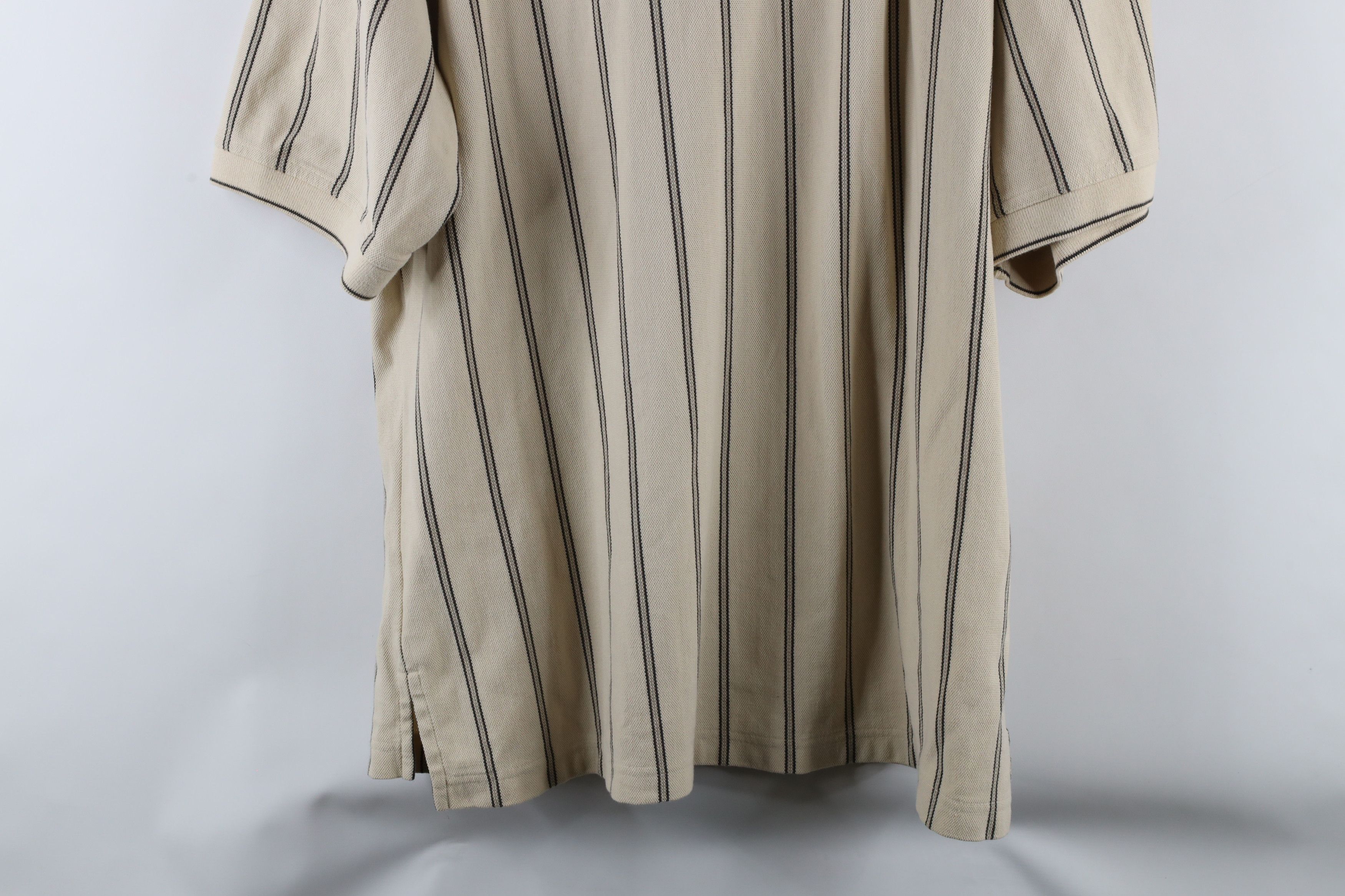 Vintage Vintage 90s Streetwear Striped Pique Cotton Golf Polo Shirt Size US L / EU 52-54 / 3 - 11 Thumbnail