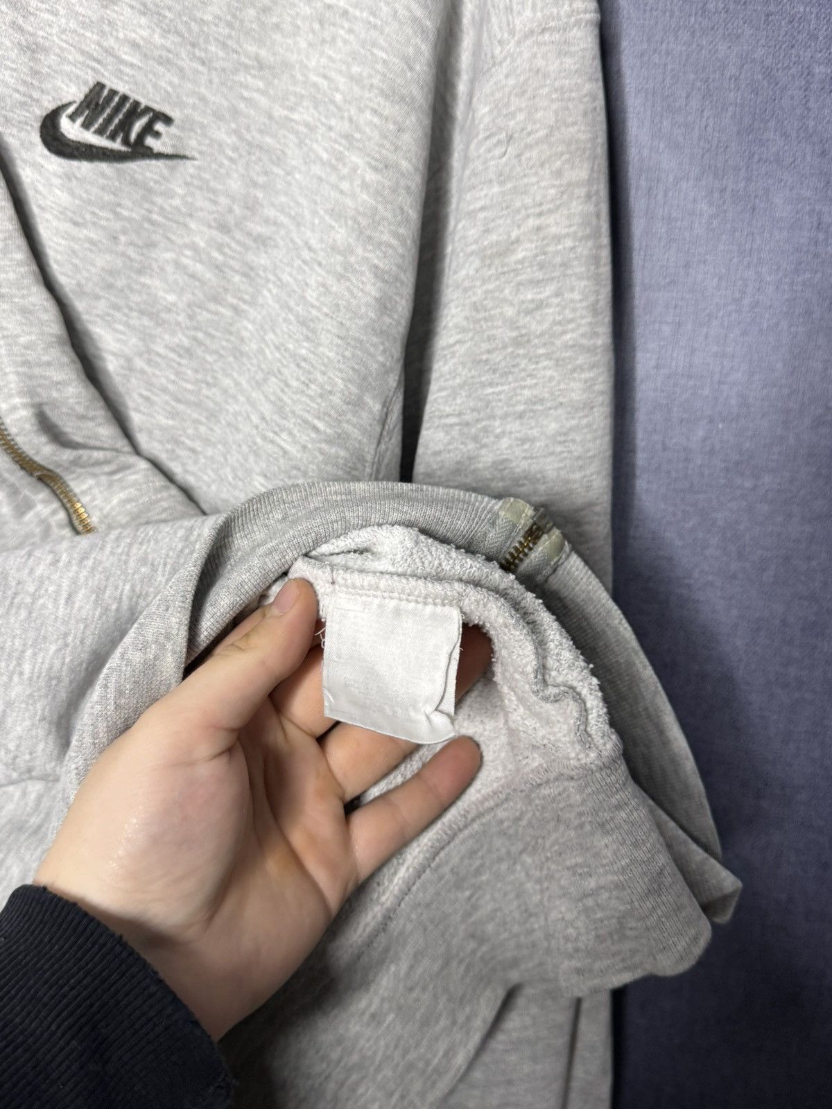 Nike Vintage Nike Oversize Baggy Zip Hoodie Basic 90S Y2K Rare Size US M / EU 48-50 / 2 - 9 Thumbnail