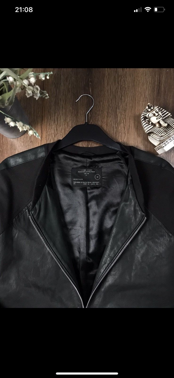 Allsaints × Vintage Allsaints Game Leather Moto Jacket MJE622 Size US M / EU 48-50 / 2 - 5 Thumbnail