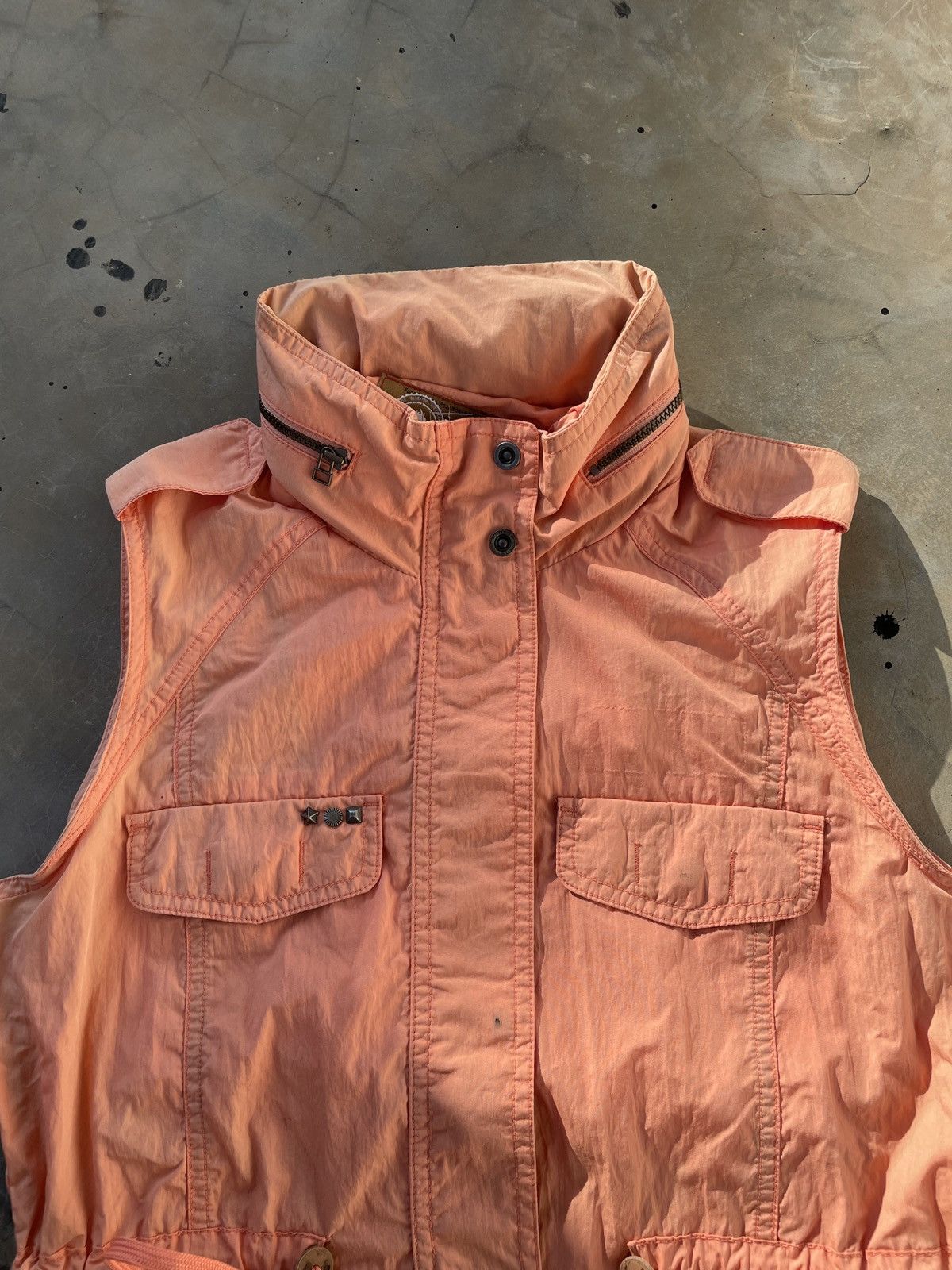BLACKYAK × Vintage Black Yak Utility Outdoor Hooded Sleeveless Vest Zip Jacket Size S / US 4 / IT 40 - 2 Thumbnail