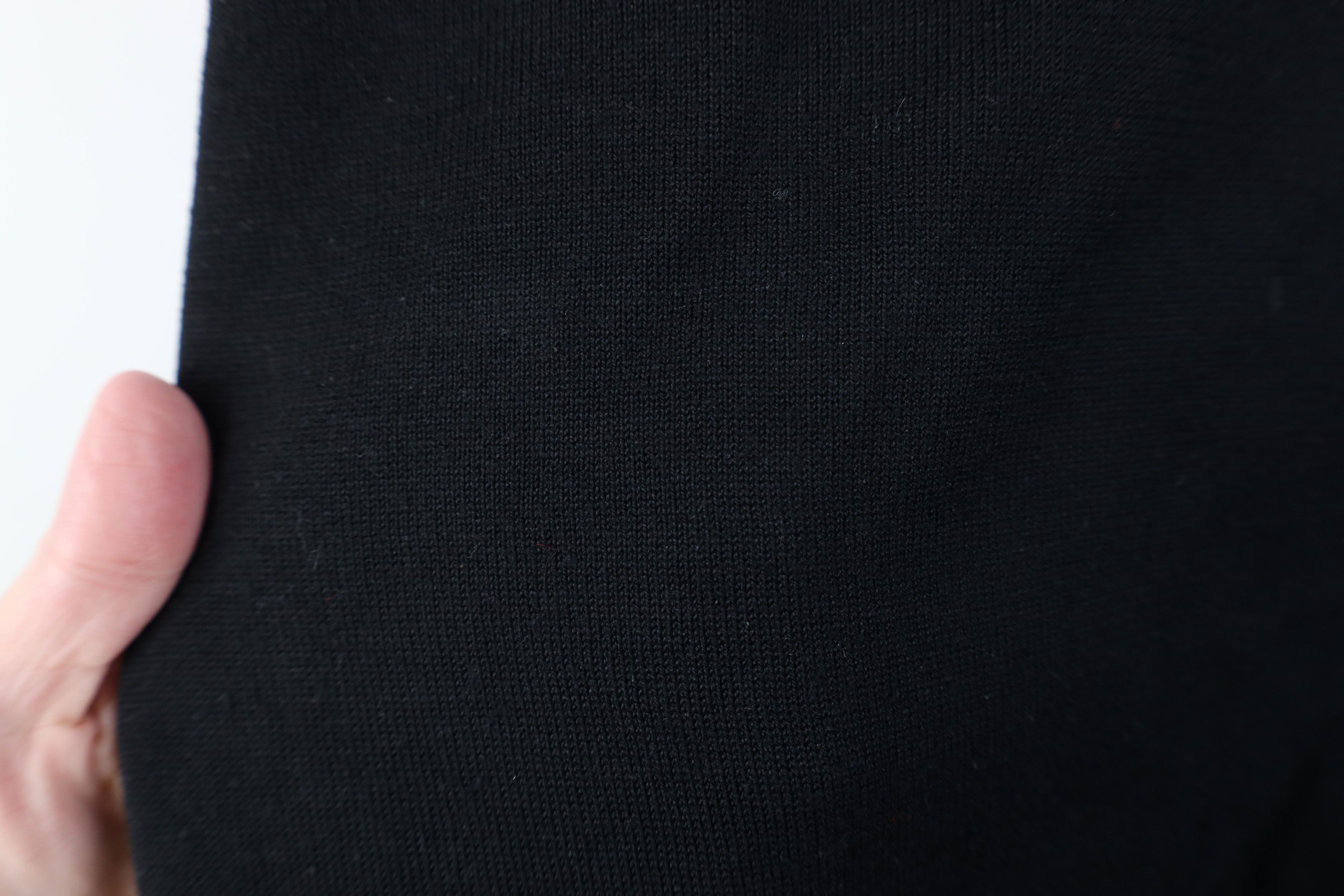 Vintage Vintage 90s Streetwear Silk Knit Collared Sweater Black Size US L / EU 52-54 / 3 - 8 Thumbnail
