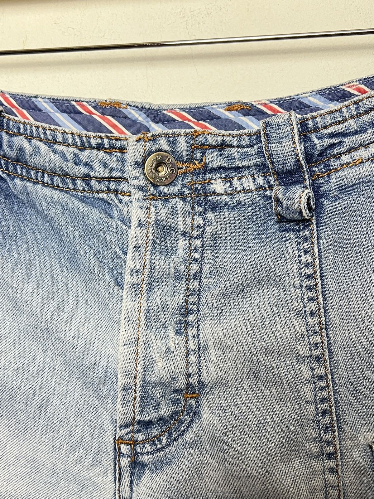 Dolce & Gabbana Dolce & Gabbana washed denim cargo shorts Size US 32 / EU 48 - 7 Thumbnail