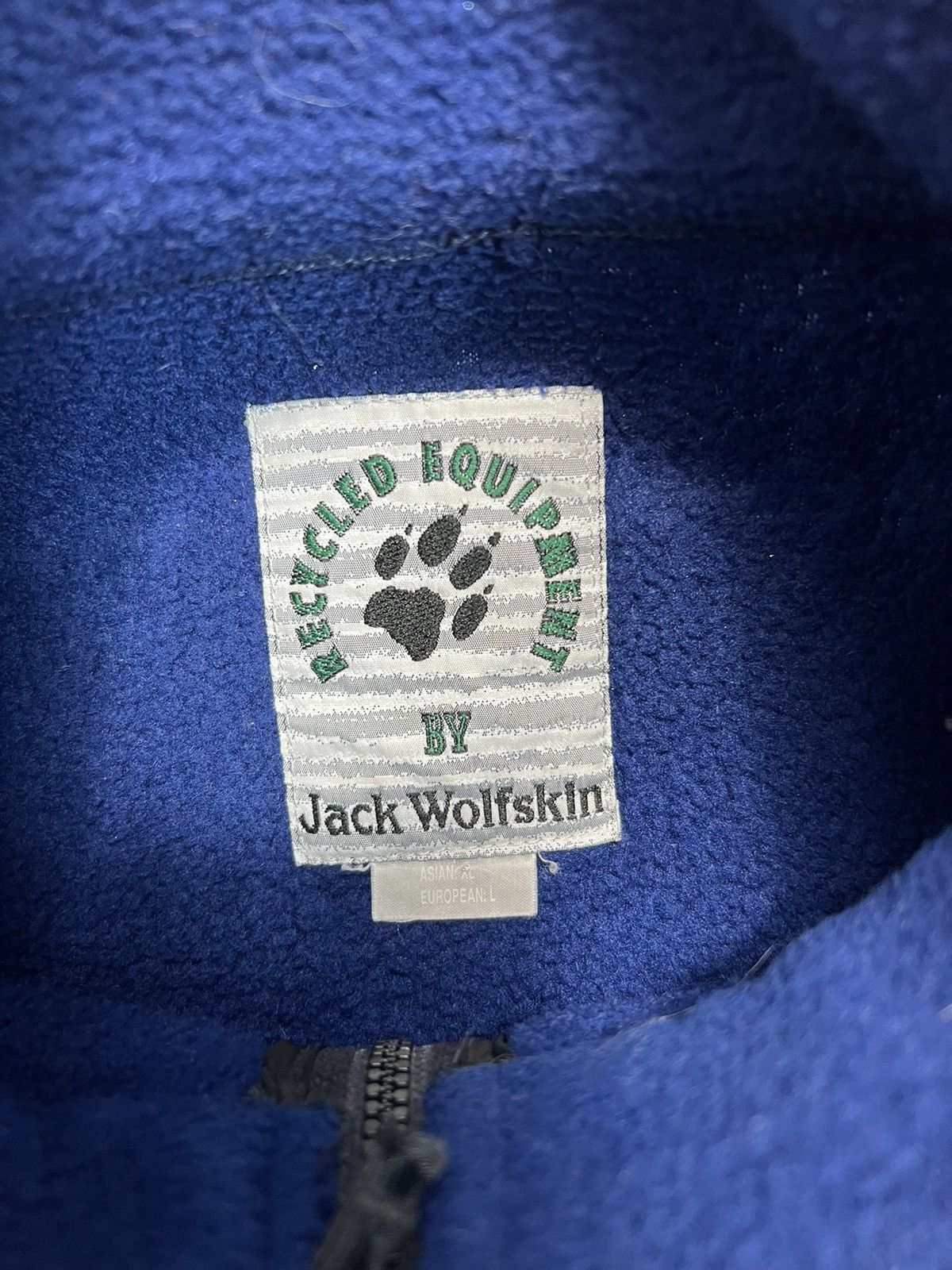 Jack Wolfskin × Vintage Fleece Jacket Jack Wolfskin vintage 80’s 90’s vest Size US L / EU 52-54 / 3 - 3 Thumbnail