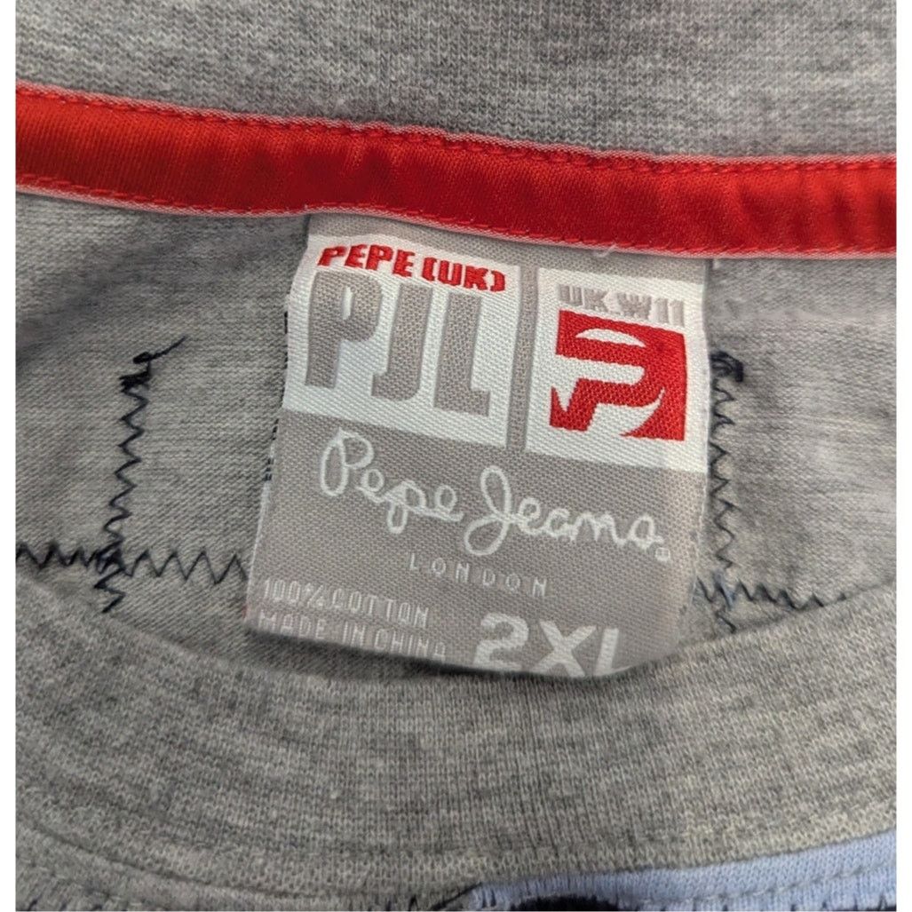 JNCO × Pepe Jeans × Vintage Y2K Pepe Jeans Fading Checker t-shirt Size US XXL / EU 58 / 5 - 2 Thumbnail