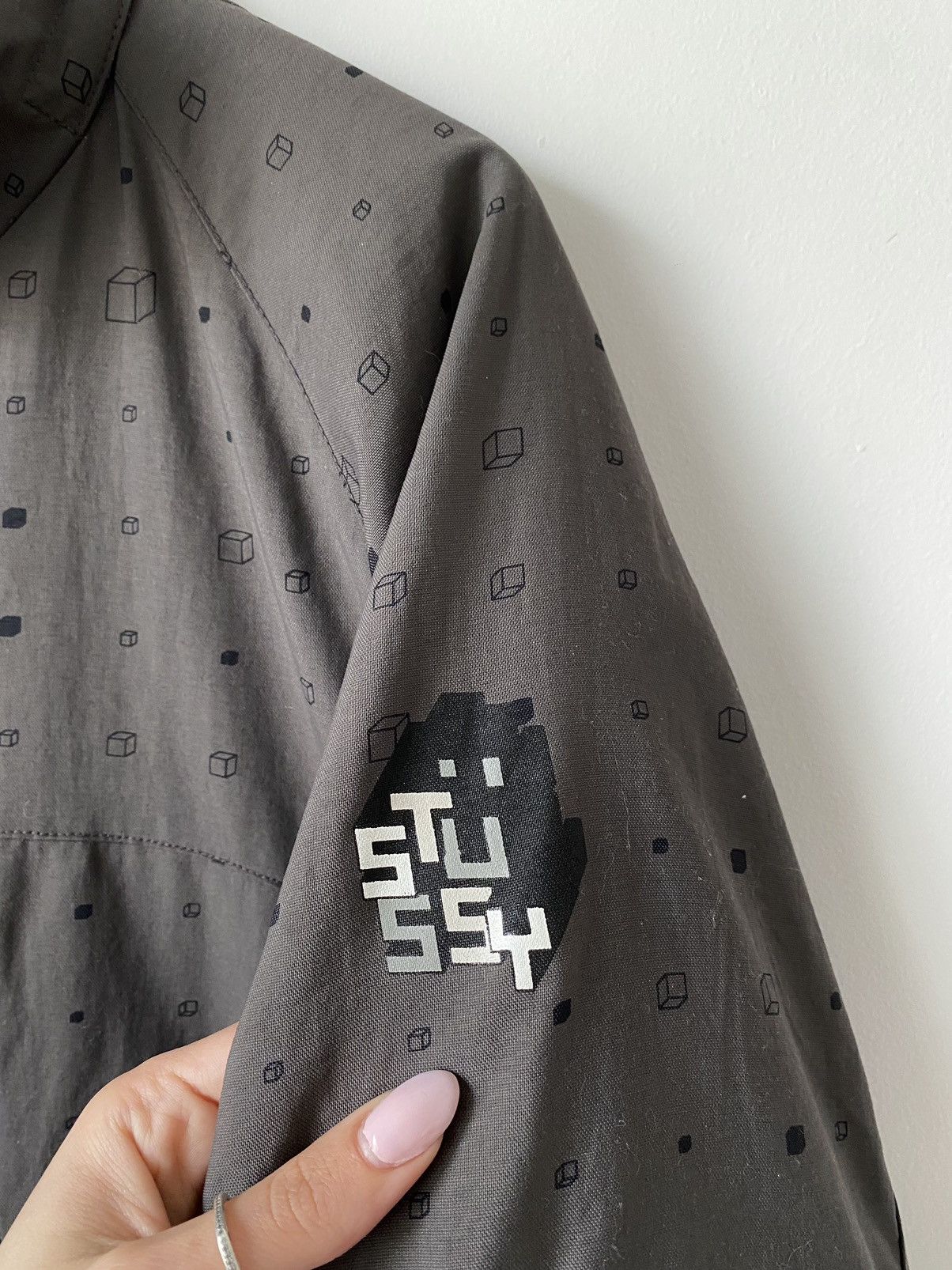 Stussy Stussy Cube Geometric Snowboard Rain Jacket Size US XL / EU 56 / 4 - 3 Thumbnail