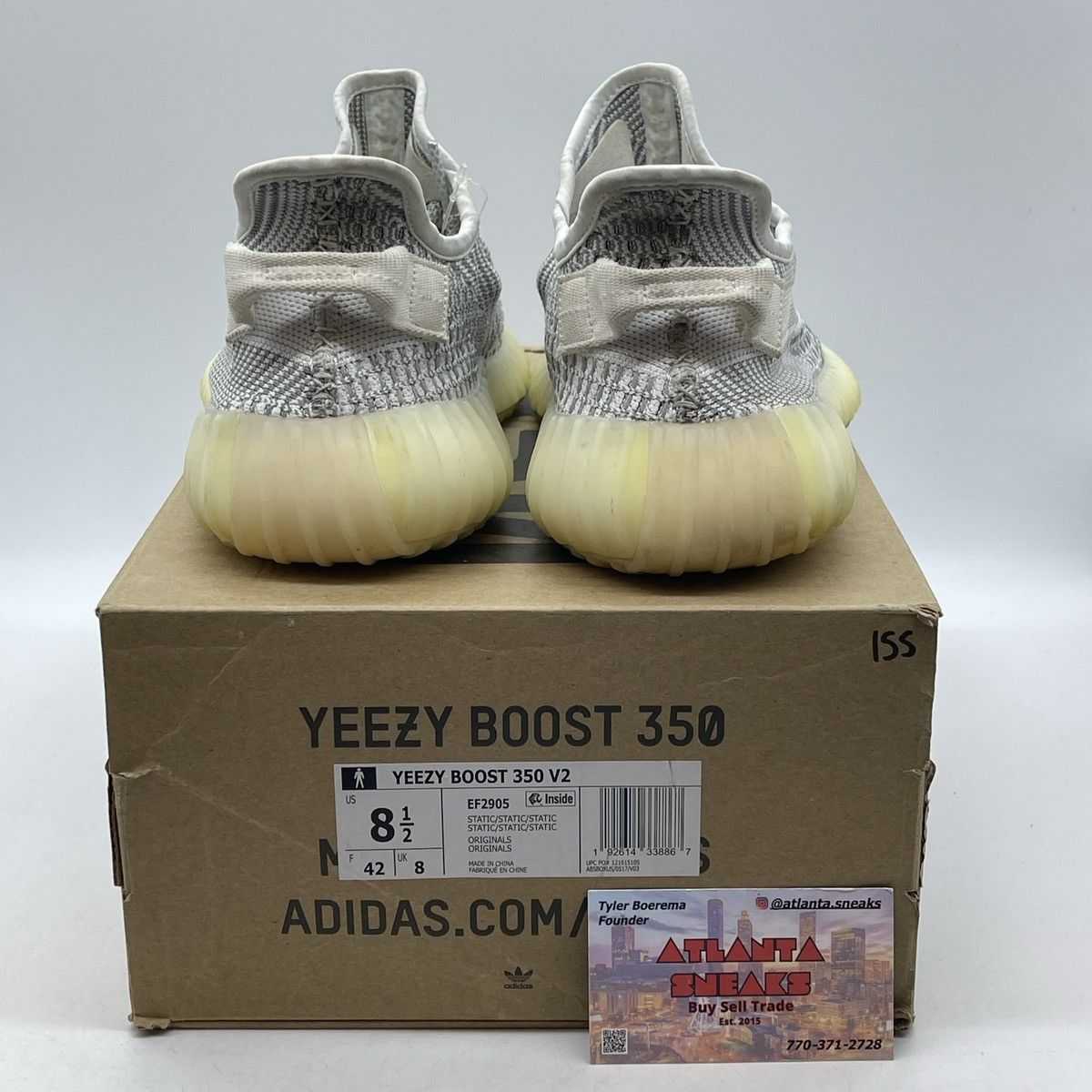 Adidas Yeezy boost 350 static non reflective Size US 8.5 / EU 41-42 - 3 Thumbnail