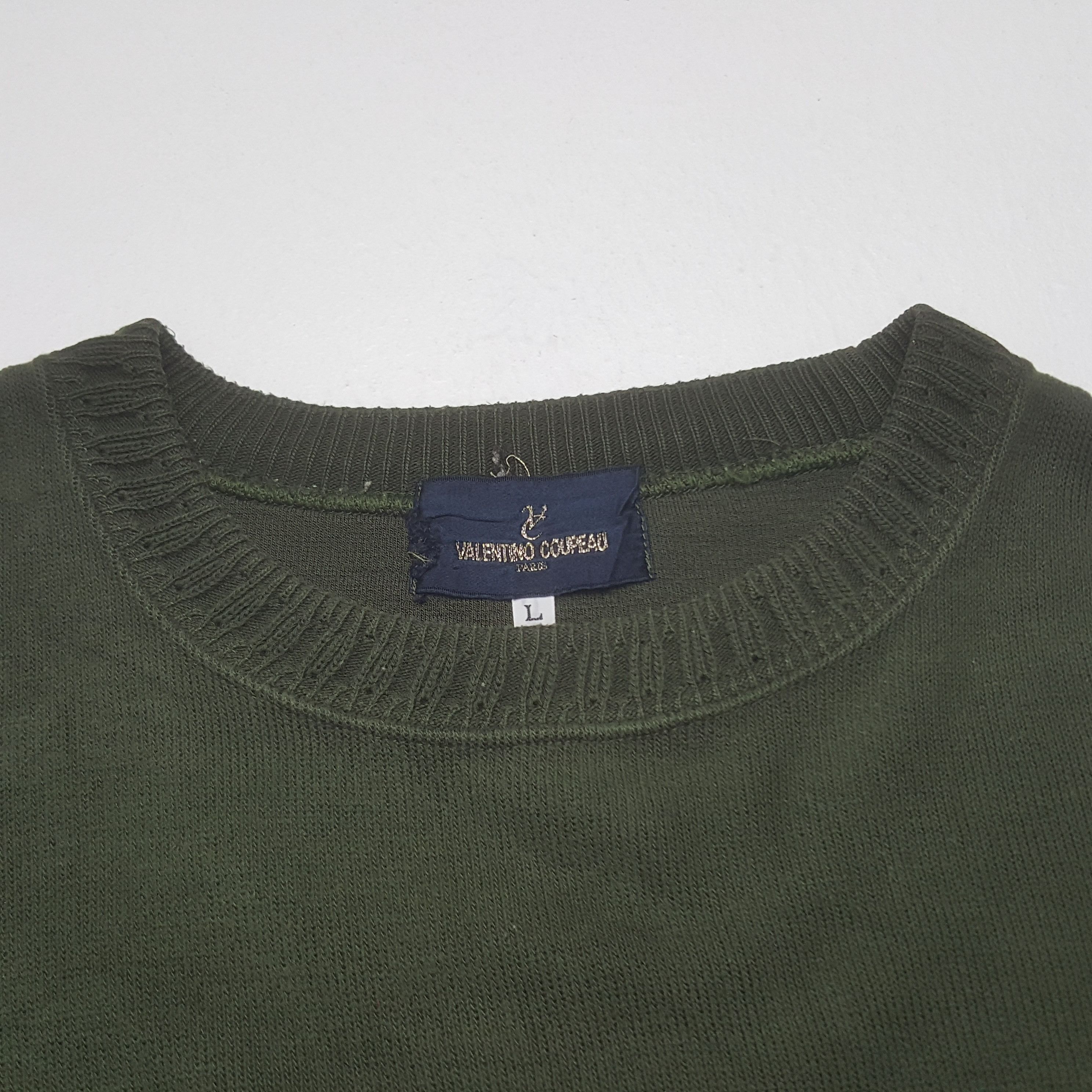 Valentino Vintage Valentino Coupeau Paris Designer Sweatshirt C315N7 Size US L / EU 52-54 / 3 - 4 Thumbnail