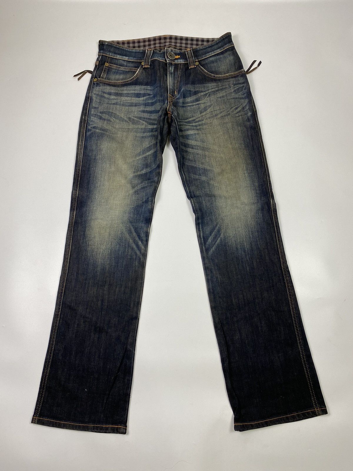 Edwin × Japanese Brand × Jean stonewash edwin 503 wash faded jeans pant style Size US 32 / EU 48 - 1 Thumbnail