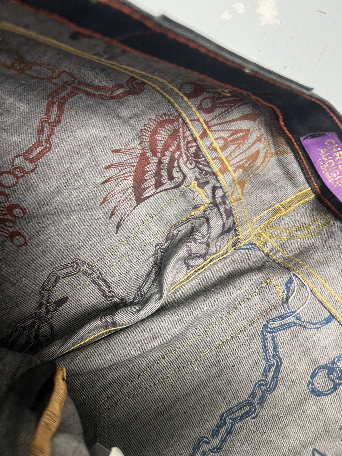 Christian Audigier Vintage super rare edhardy by Christian Audigher denim - 39 Size US 39 - 6 Thumbnail