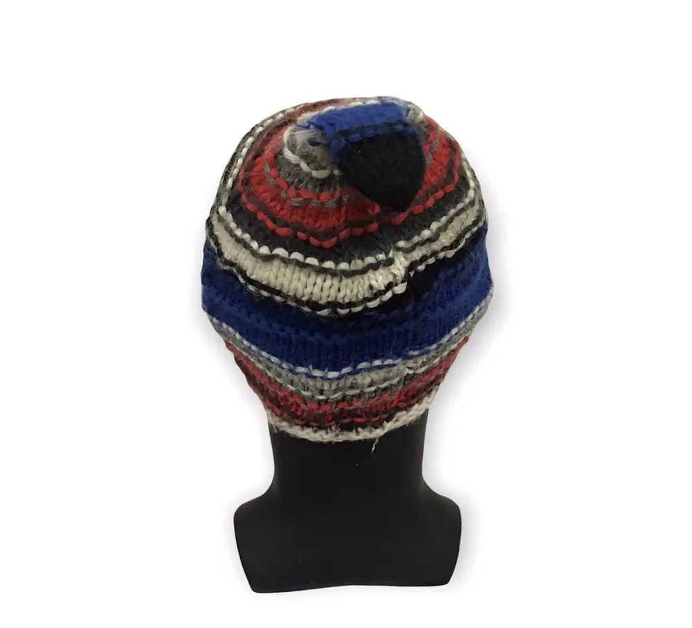 Japanese Brand × Kapital × Vintage Rare Bula Multicolour Beanie Hat Size ONE SIZE - 4 Thumbnail