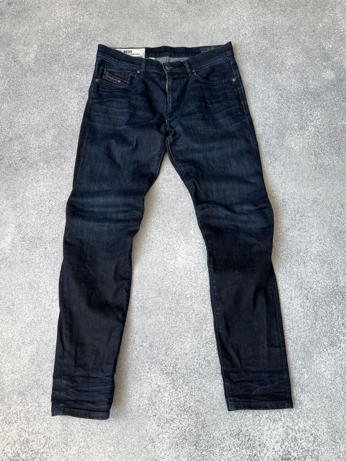 Diesel × Vintage Vintage Diesel D-Strukt Archival Denim Pants Size US 32 / EU 48 - 2 Thumbnail