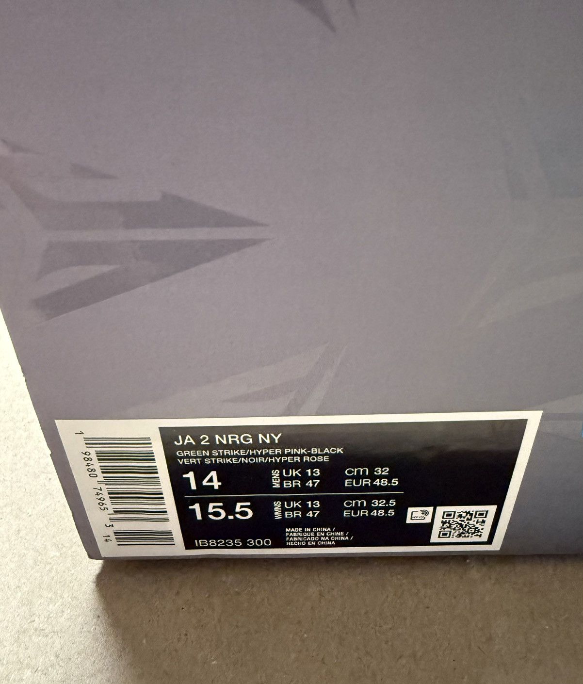 Nike Nike Ja 2 Scratch NY vs NY size 14 Basketball Shoes Rare NEW Size US 14 / EU 47 - 6 Thumbnail