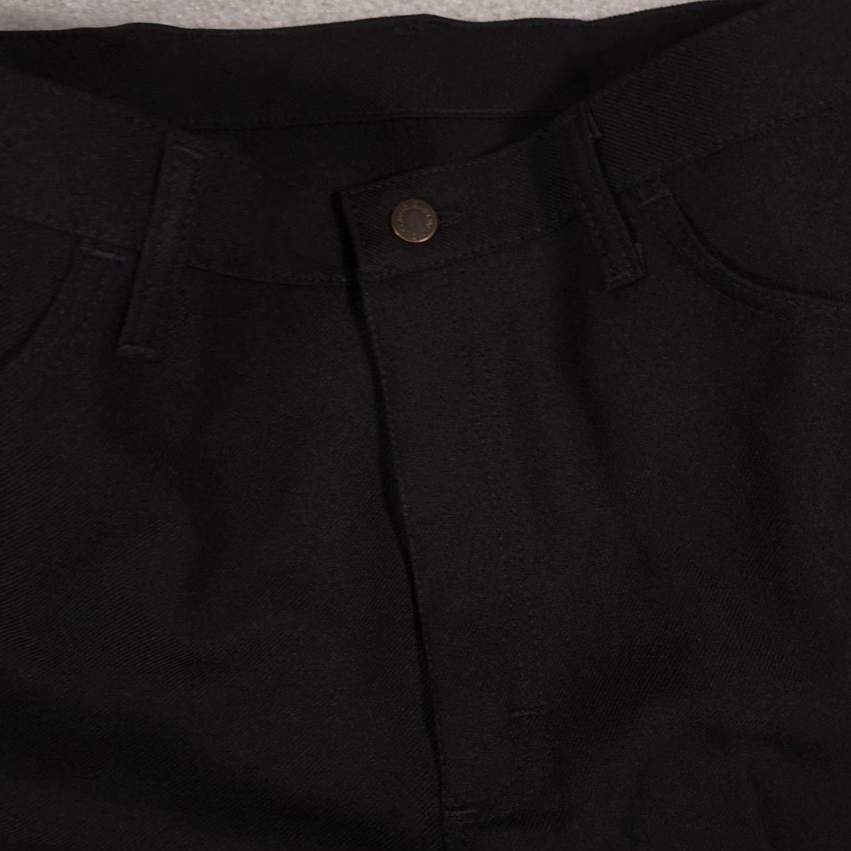 Wrangler Wrangler Jeans Mens 36x32 Black Denim Regular Fit Straight Leg Dark Wash Size US 36 / EU 52 - 5 Thumbnail