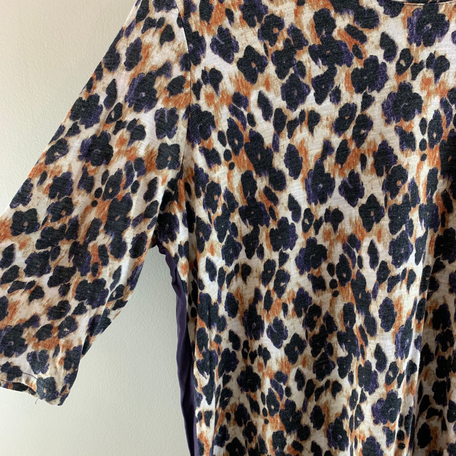 Other Bit Bridle Purple Cheetah Animal Tunic Top Blouse Shirt M Size US M / EU 48-50 / 2 - 3 Thumbnail