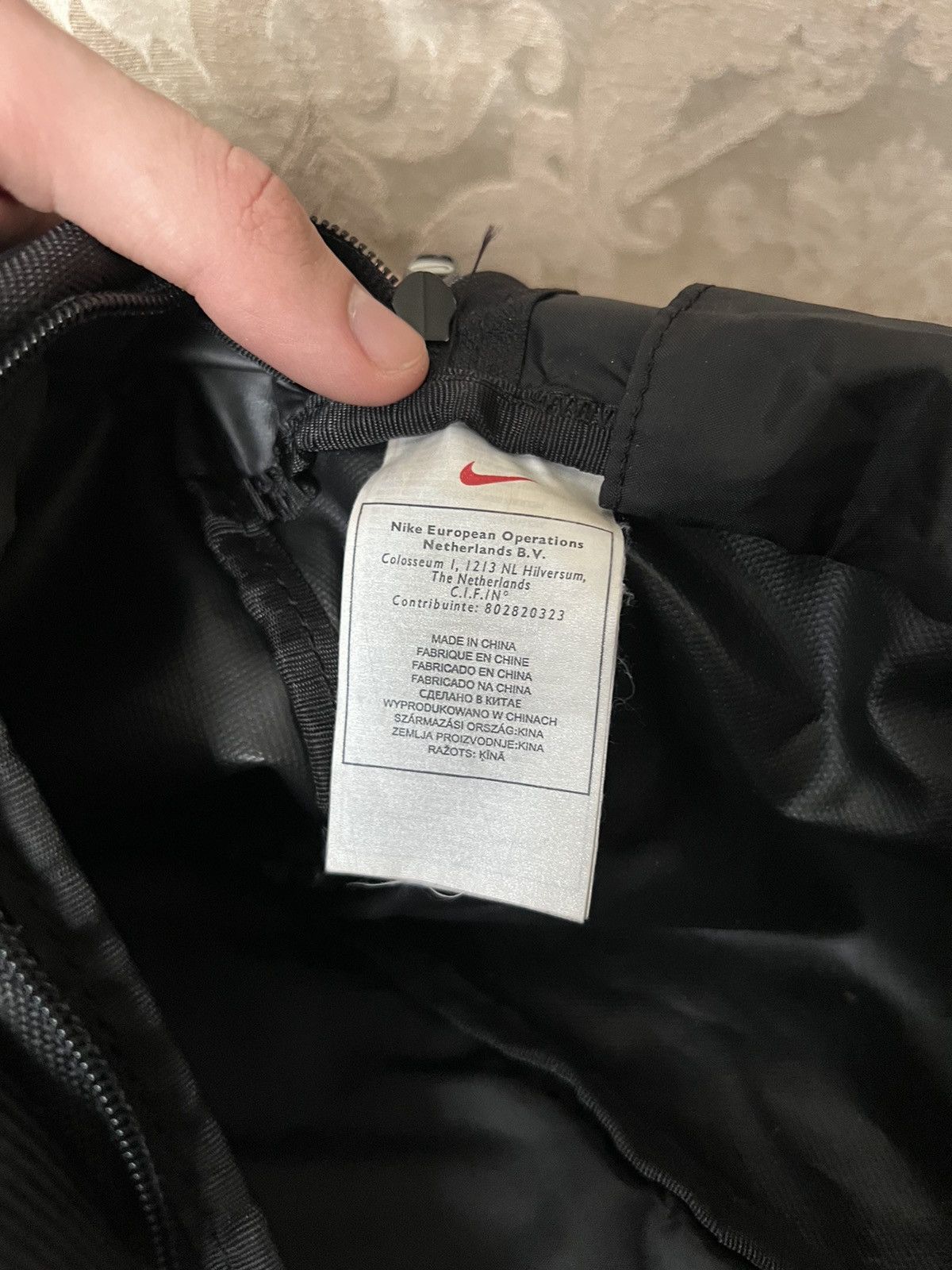 Nike × Vintage Vintage nike black bag 2000s Size ONE SIZE - 11 Thumbnail
