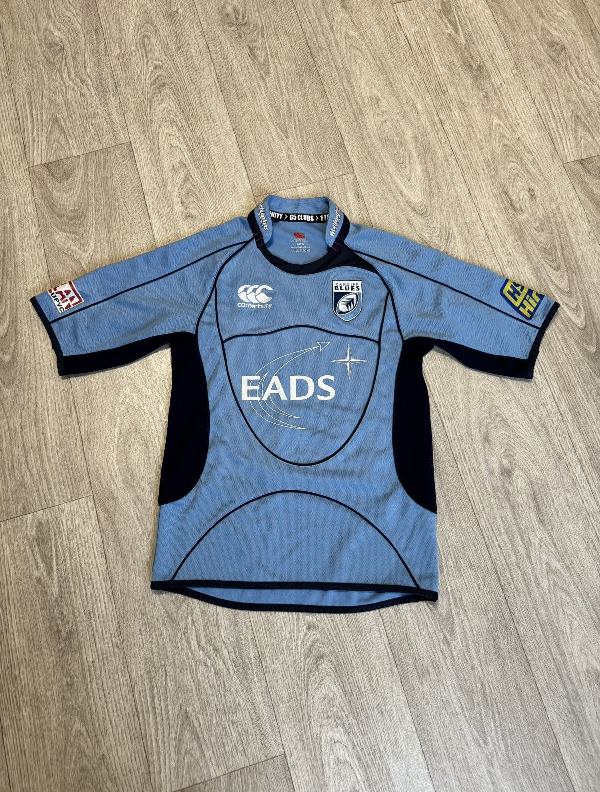 Canterbury of New Zealand 🔷Vintage Canterbury Cardiff Blues 2008/09 Rugby Shirt Jersey Size US S / EU 44-46 / 1 - 1 Thumbnail