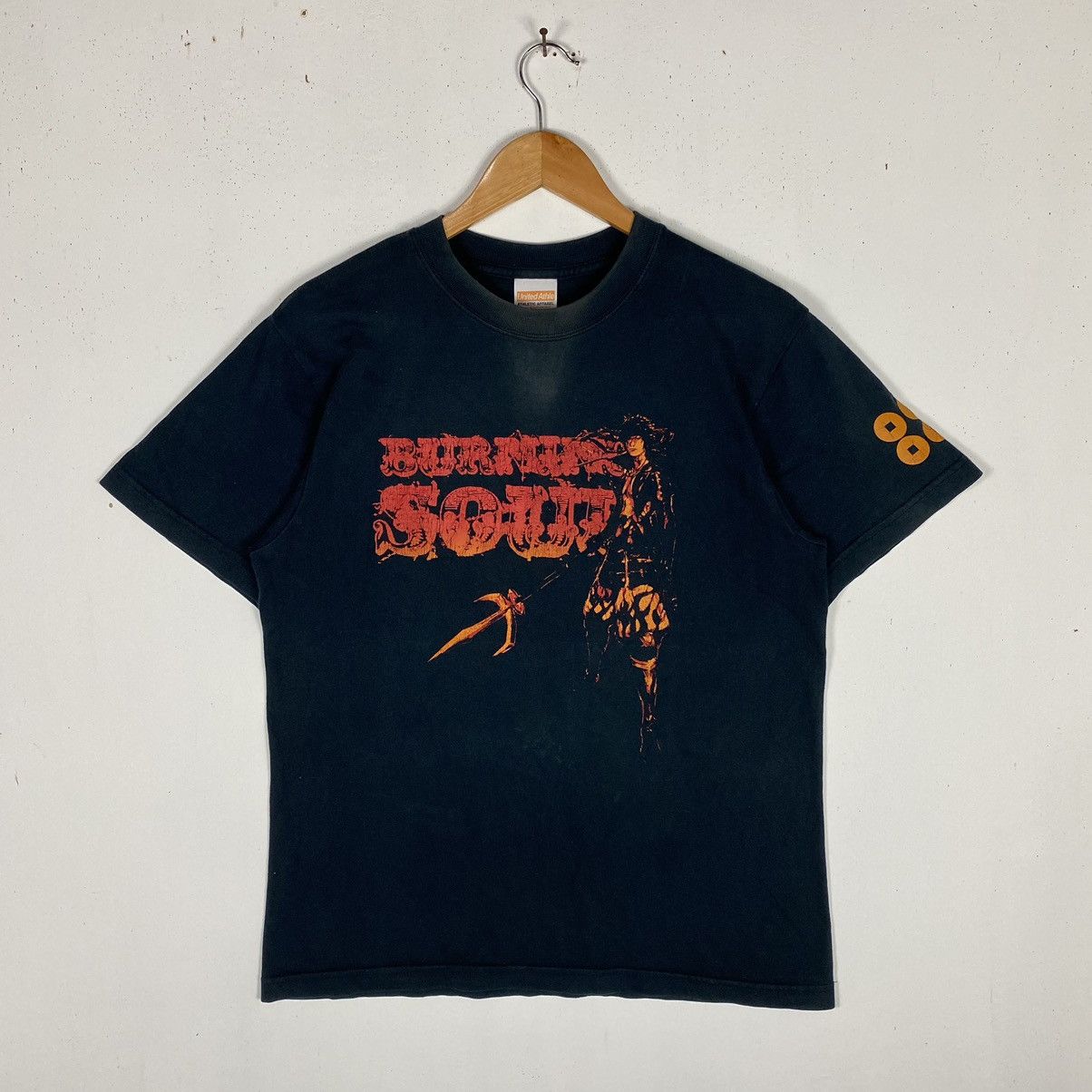 Anime × Japanese Brand × Vintage Burning Soul SENGOKU BASARA 2 Anime Game Faded Tee Size US M / EU 48-50 / 2 - 2 Thumbnail