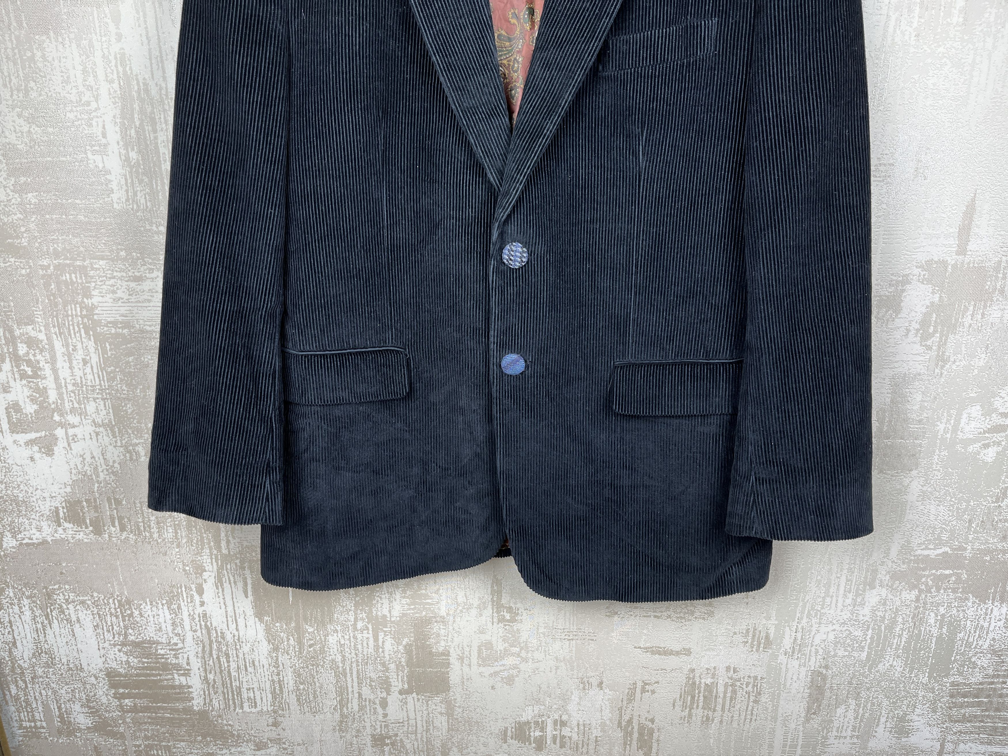 Lauren Ralph Lauren Lauren Ralph Lauren Paisley Lining Corduroy Blazer Coat Size 42R - 4 Thumbnail