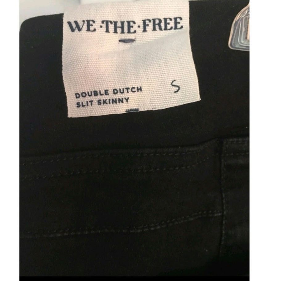 Free People New We The Free Double Dutch Pull-On Slit Skinny Jeans $78 Size 28" / US 6 / IT 42 - 7 Thumbnail