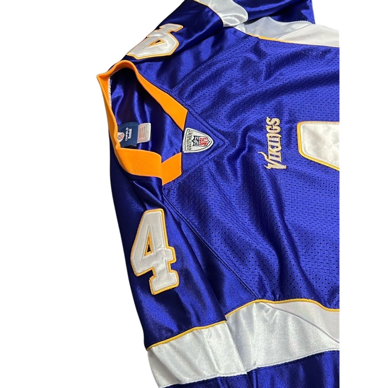 Reebok Vintage Reebok Minnesota Vikings #4 Brett Favre Jersey SZ 50 Size US XL / EU 56 / 4 - 8 Thumbnail