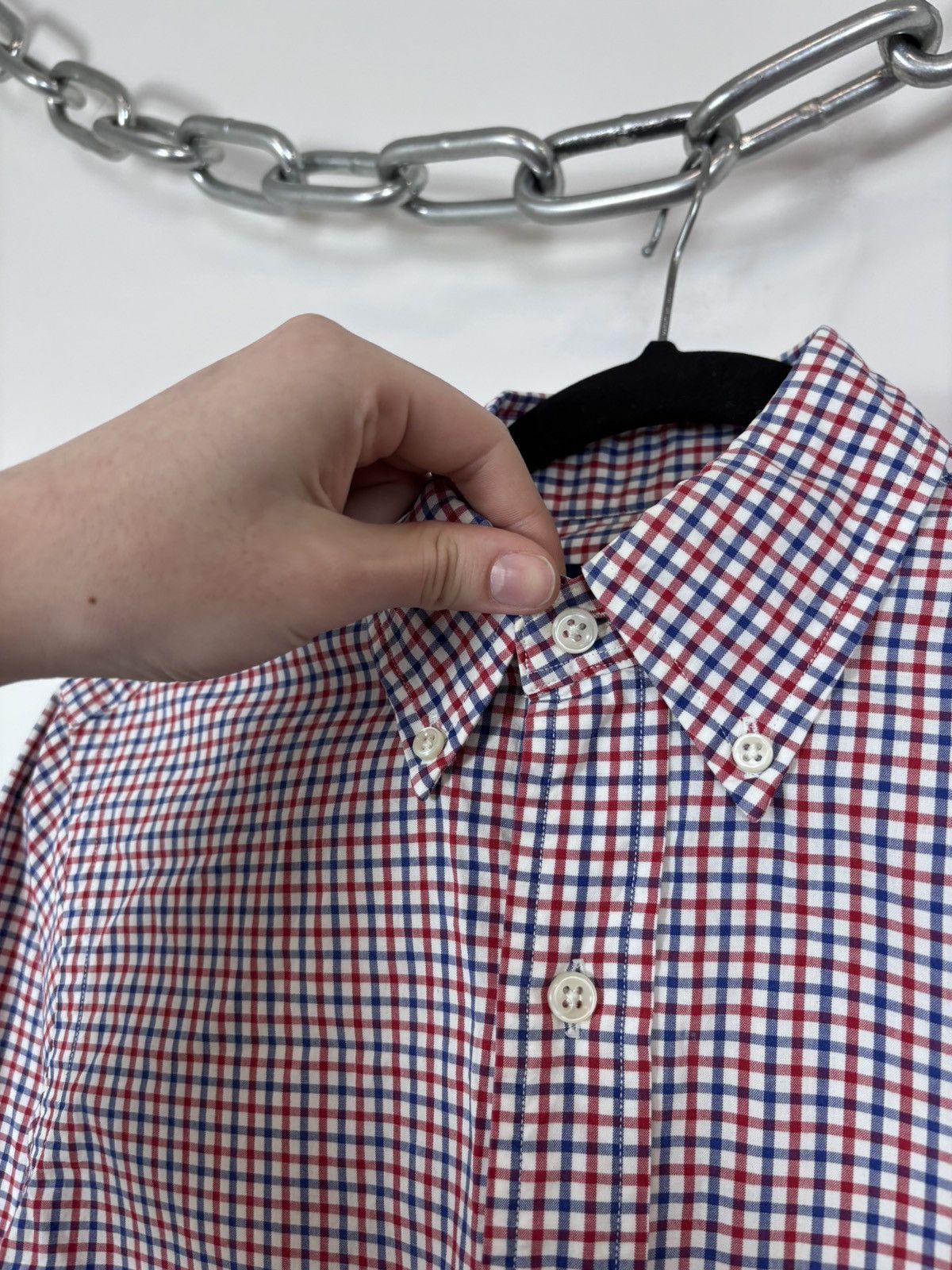 Polo Ralph Lauren Polo Ralph Lauren Men’s Gingham Check Button Down Shirt Size US XS / EU 42 / 0 - 6 Thumbnail