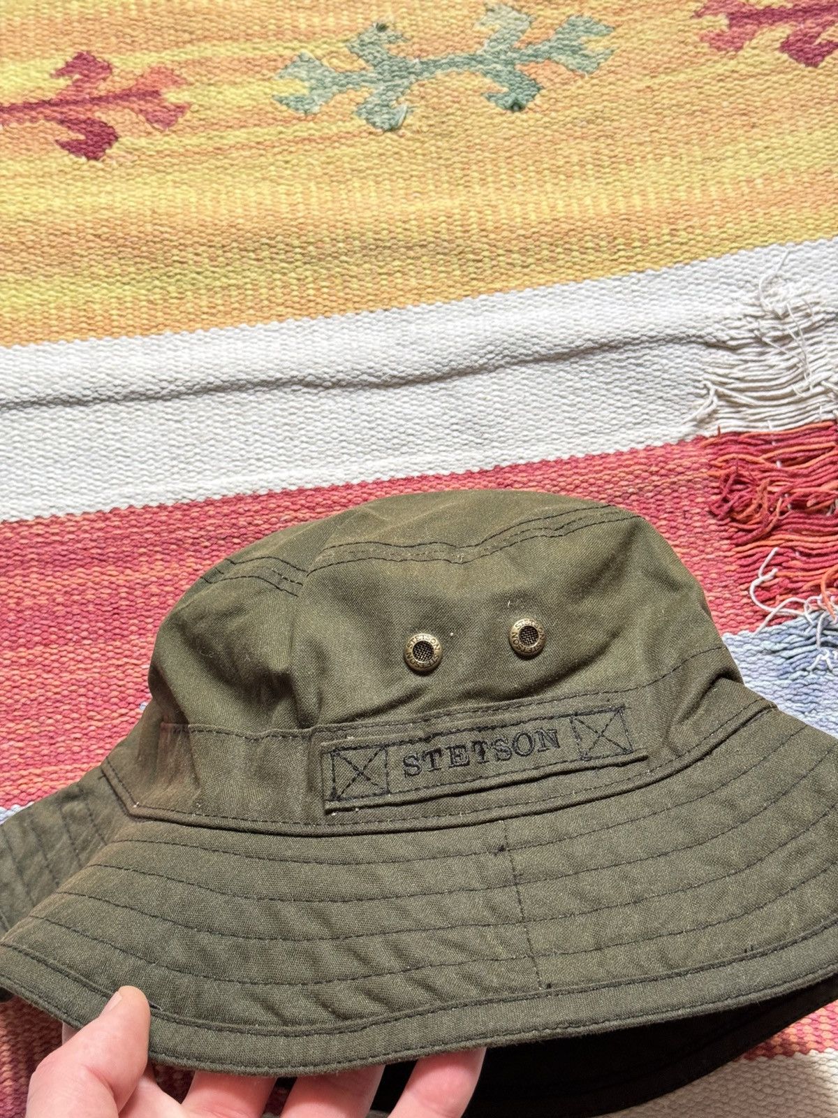Stetson Vintage Stetson Atkins Waxed Bucket Hat Size ONE SIZE - 2 Thumbnail