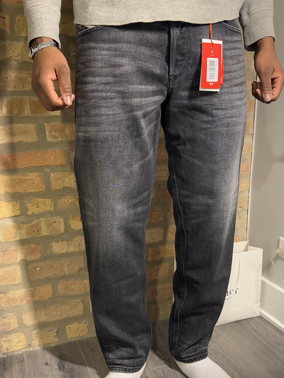 Diesel Diesel Cotton Denim Pants D-Finitive Size US 36 / EU 52 - 2 Thumbnail
