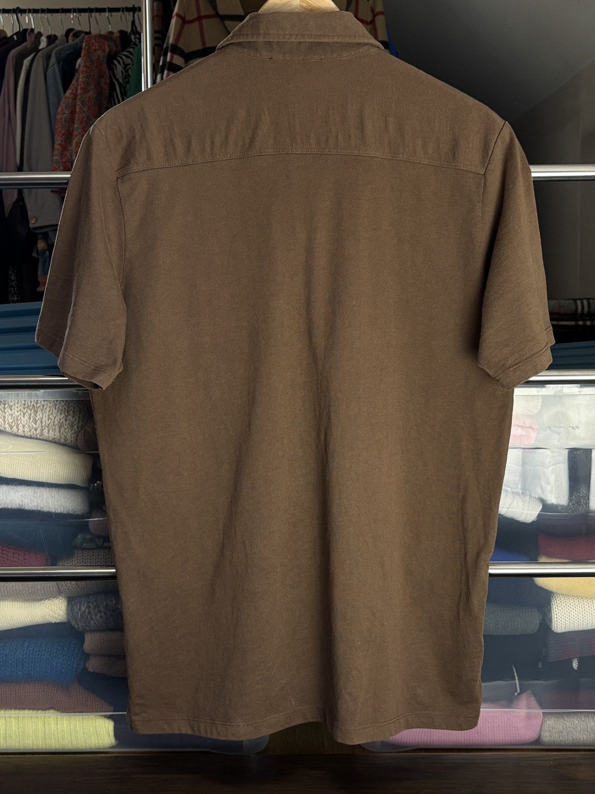 Prada Prada Luxury Brown Vintage Polo Shirt Size US M / EU 48-50 / 2 - 4 Thumbnail