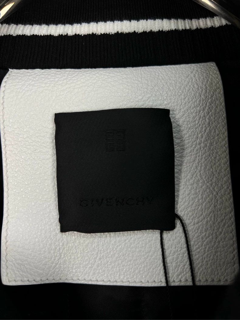 Givenchy Givenchy Size48 Black and White Wool Mixed Leather Baseball Size US M / EU 48-50 / 2 - 4 Thumbnail
