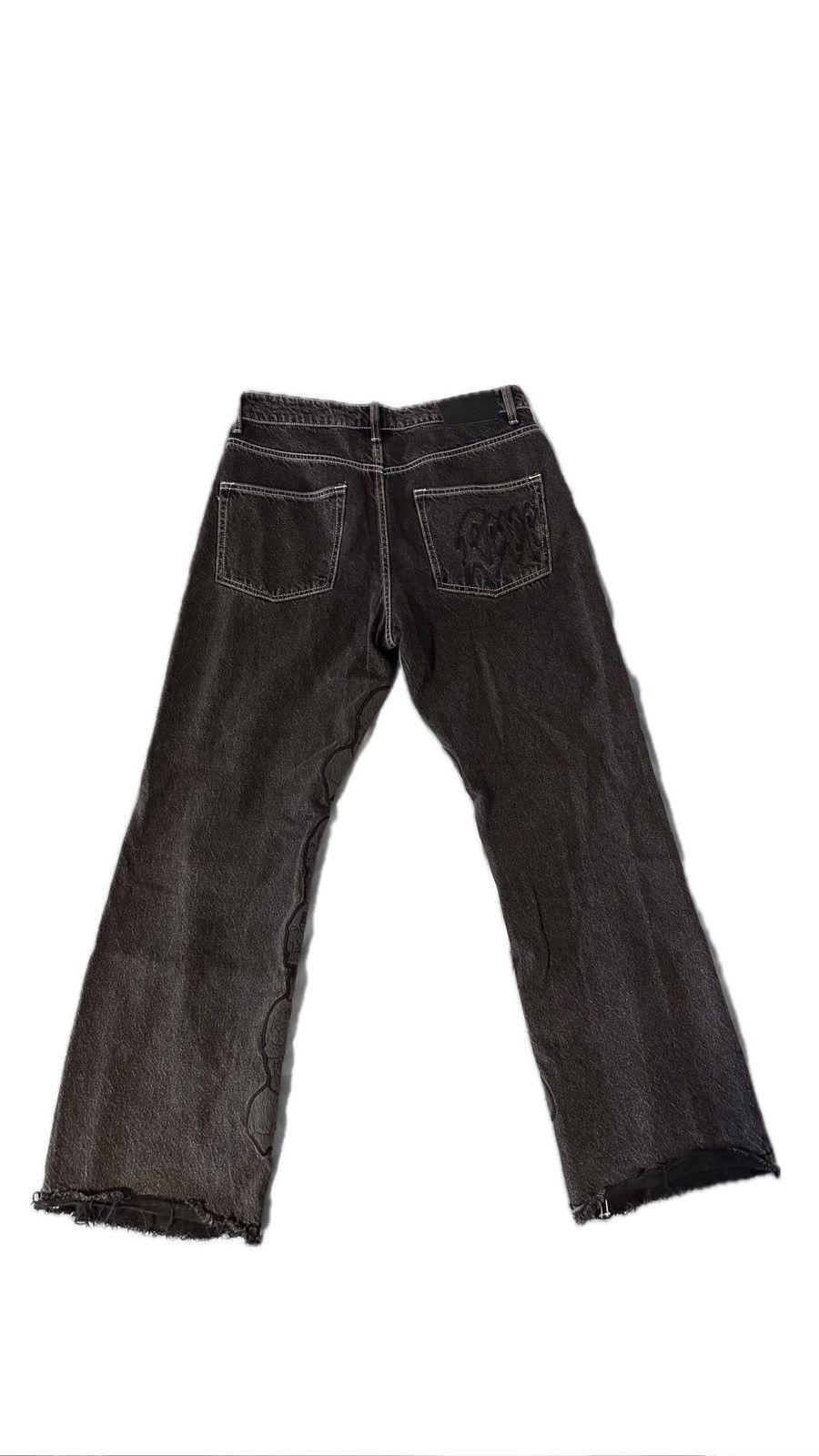 Revenge Revenge Skull Patch Jeans Size US 30 / EU 46 - 2 Thumbnail